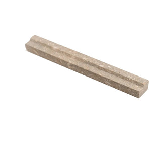 AJ-23-0809 | Pistache (Seagrass) | Chair Rail | 1.625x12 | Color: Green | Material: Limestone | Finish: Honed | Sold By: Piece | Tile Size: 1.625"x12"x0.75" | Commercial: Yes | Residential: Yes | Floor Rated: Yes | Wet Areas: Yes