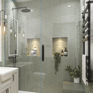 Forest | Color: Sea | Material: Porcelain | Finish: Matte | Sold By: SQFT | Tile Size: 1.57"x9"x3.54" | Commercial: Yes | Residential: Yes | Floor Rated: No | Wet Areas: Yes | AJ-23-1920
