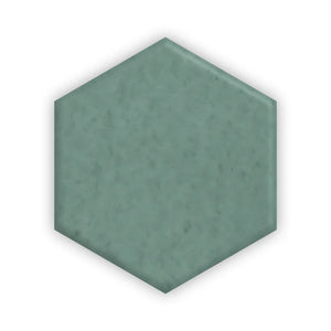 Northern Lights 4” Hexagon | Color: Green | Material: Porcelain | Finish: Gloss | Sold By: SQFT | Tile Size: 4"x4"x0.313" | Commercial: No | Residential: Yes | Floor Rated: Yes | Wet Areas: Yes | AJ-23-1301