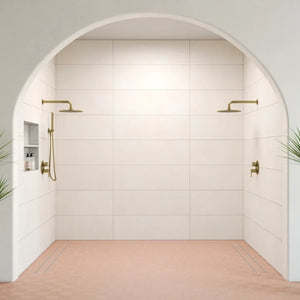 Mojave | .625" x 4" Crosshatch | Color: Rose | Material: Porcelain | Finish: Matte | Sold By: SQFT | Tile Size: 11.75"x11.75"x0.335" | Commercial: Yes | Residential: Yes | Floor Rated: Yes | Wet Areas: Yes | AJ-23-205