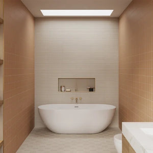 Mojave | Color: Grey | Material: Porcelain | Finish: Matte | Sold By: SQFT | Tile Size: 1"x12"x0.335" | Commercial: Yes | Residential: Yes | Floor Rated: Yes | Wet Areas: Yes | AJ-23-205