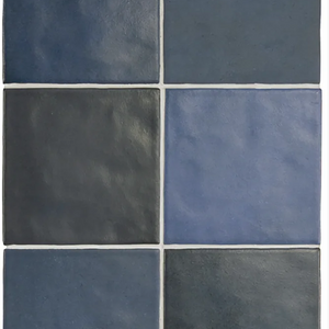 Artisan | Color: Sea Blue | Material: Ceramic | Finish: Matte | Sold By: Case | Square Foot Per Case: 10.76 | Tile Size: 5"x5"x0.375" | Commercial: No | Residential: Yes | Floor Rated: No | Wet Areas: Yes | AJ-23-1920