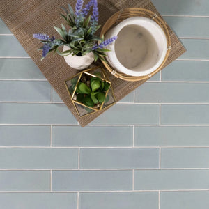 Hayashi | Color: Sky | Material: Porcelain | Finish: Matte | Sold By: Case | Square Foot Per Case: 13.34 | Tile Size: 2.5"x9"x0.375" | Commercial: Yes | Residential: Yes | Floor Rated: Yes | Wet Areas: Yes | AJ-23-1920