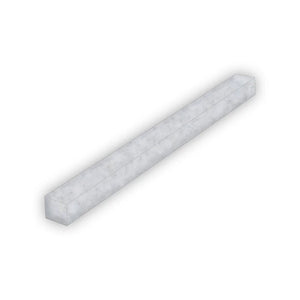 Casper | Stix Bar Liner | Color: White | Material: Porcelain | Finish: Matte | Sold By: Piece | Tile Size: 0.375"x6"x0.25" | Commercial: Yes | Residential: Yes | Floor Rated: Yes | Wet Areas: Yes | AJ-23-1301