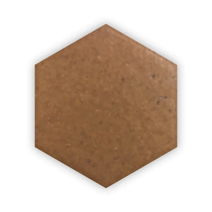 Cotto 4” Hexagon | Color: Orange | Material: Porcelain | Finish: Matte | Sold By: SQFT | Tile Size: 4"x4"x0.313" | Commercial: No | Residential: Yes | Floor Rated: Yes | Wet Areas: Yes | AJ-23-1301