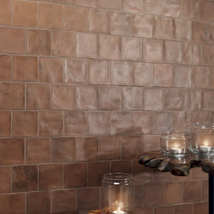 Renaissance | Color: Marsala | Material: Ceramic | Finish: Matte | Sold By: SQFT | Tile Size: 4"x4"x0.375" | Commercial: Yes | Residential: Yes | Floor Rated: No | Wet Areas: No | AJ-23-1920