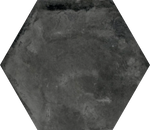 Studio | Hexagon | Color: Charcoal | Material: Porcelain | Finish: Matte | Sold By: SQFT | Tile Size: 10"x11.5"x0.354" | Commercial: No | Residential: Yes | Floor Rated: No | Wet Areas: Yes | AJ-23-1920