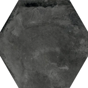 Studio | Hexagon | Color: Charcoal | Material: Porcelain | Finish: Matte | Sold By: SQFT | Tile Size: 10"x11.5"x0.354" | Commercial: No | Residential: Yes | Floor Rated: No | Wet Areas: Yes | AJ-23-1920