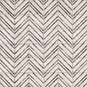 Encaustic | Chevron | Color: White | Material: Porcelain | Finish: Matte | Sold By: Case | Square Foot Per Case: 5.38 | Tile Size: 4"x4"x0.375" | Commercial: Yes | Residential: Yes | Floor Rated: Yes | Wet Areas: No | AJ-23-205